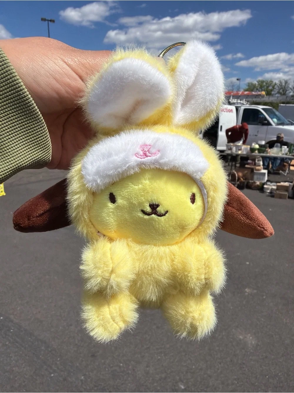 Super Cute My Melody Bunny Plush Keychain